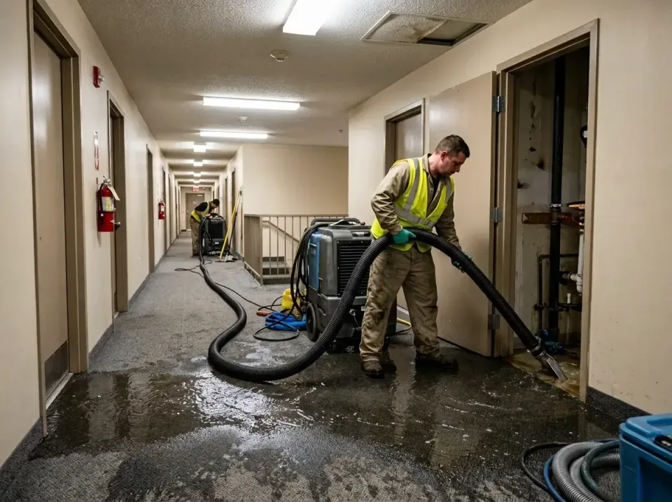 multi-unit-apartment-hallway-f-005 — frequently asked questions, Emergency Burst Pipe Water Extraction & Removal in Dwight,…